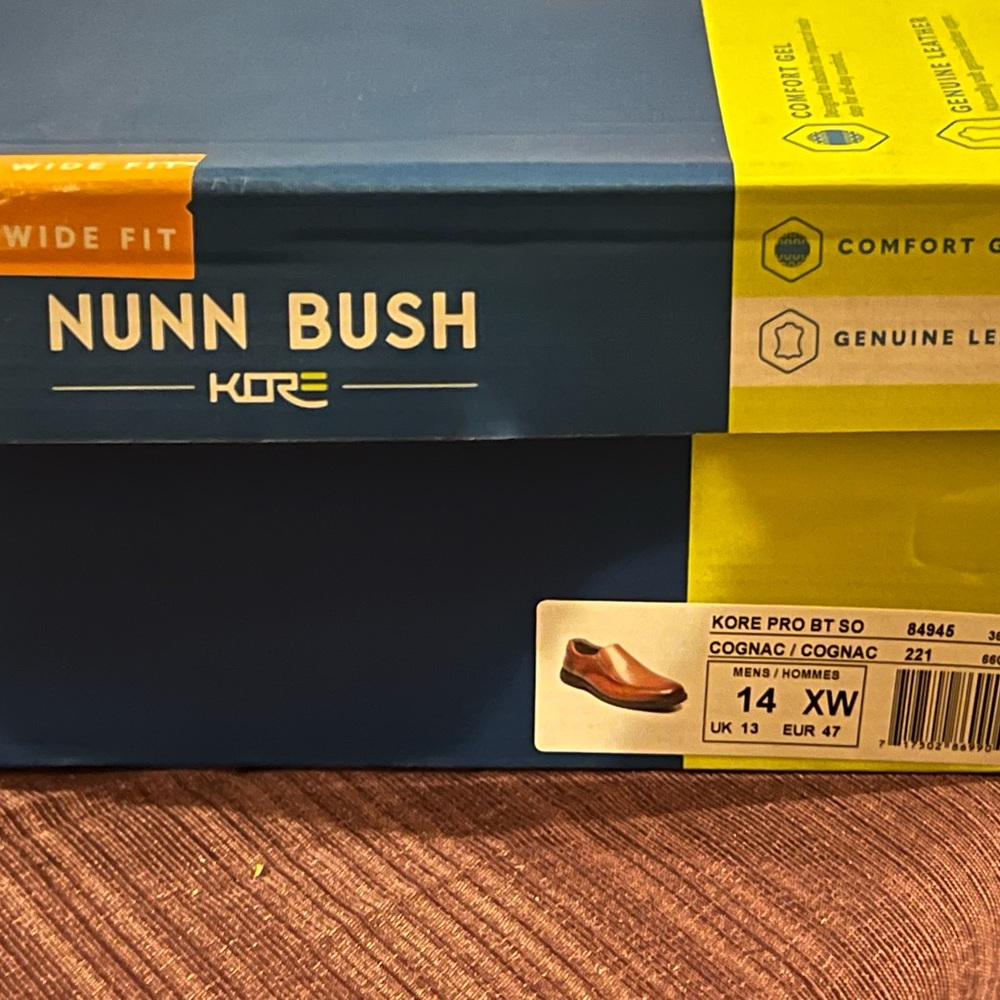 Nunn Bush Cognac Leather Shoes